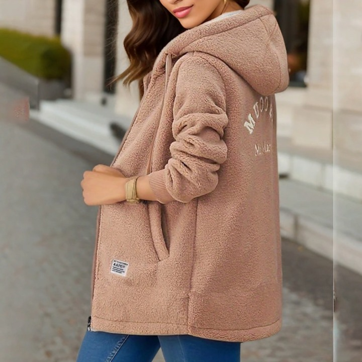 Valenzora - Stylish, warm fleece jacket for winter