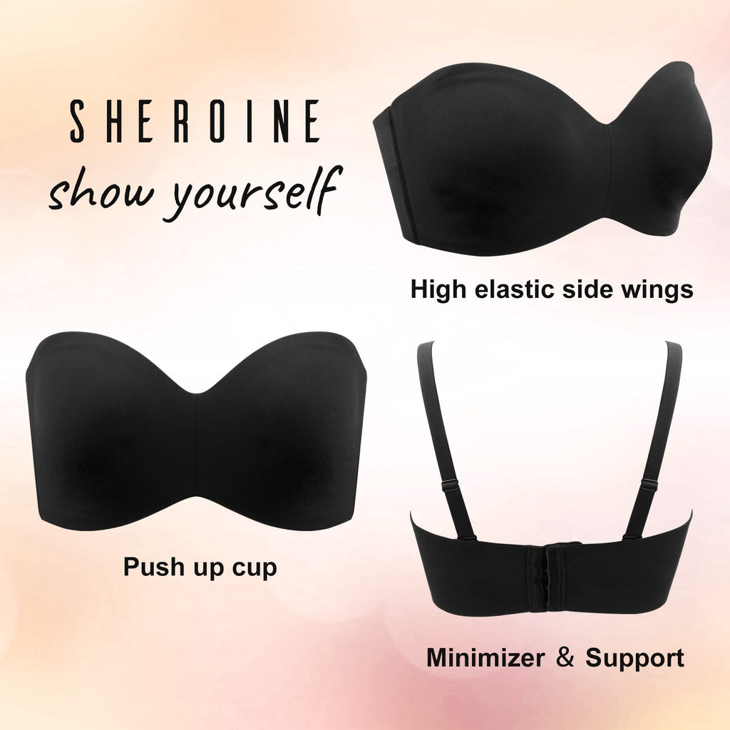 Bra with removable straps