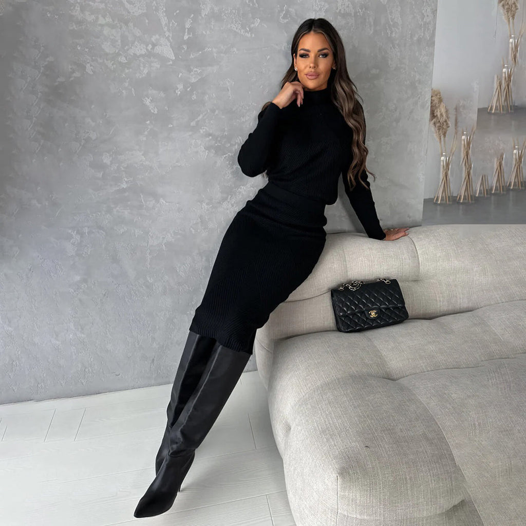 Lilian™ - Elegant set consisting of a sweater and skirt