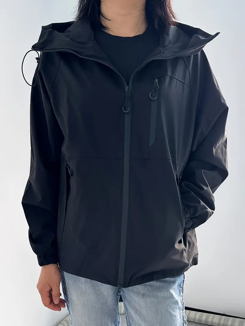 Valenzora | Water and Windproof Hooded Jacket for Women