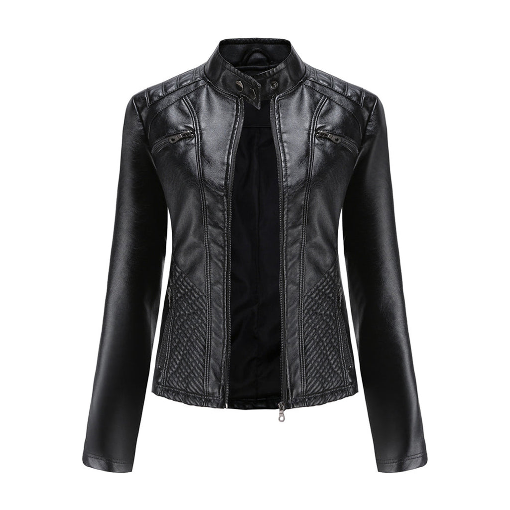 Adriana - Stylish leather jacket