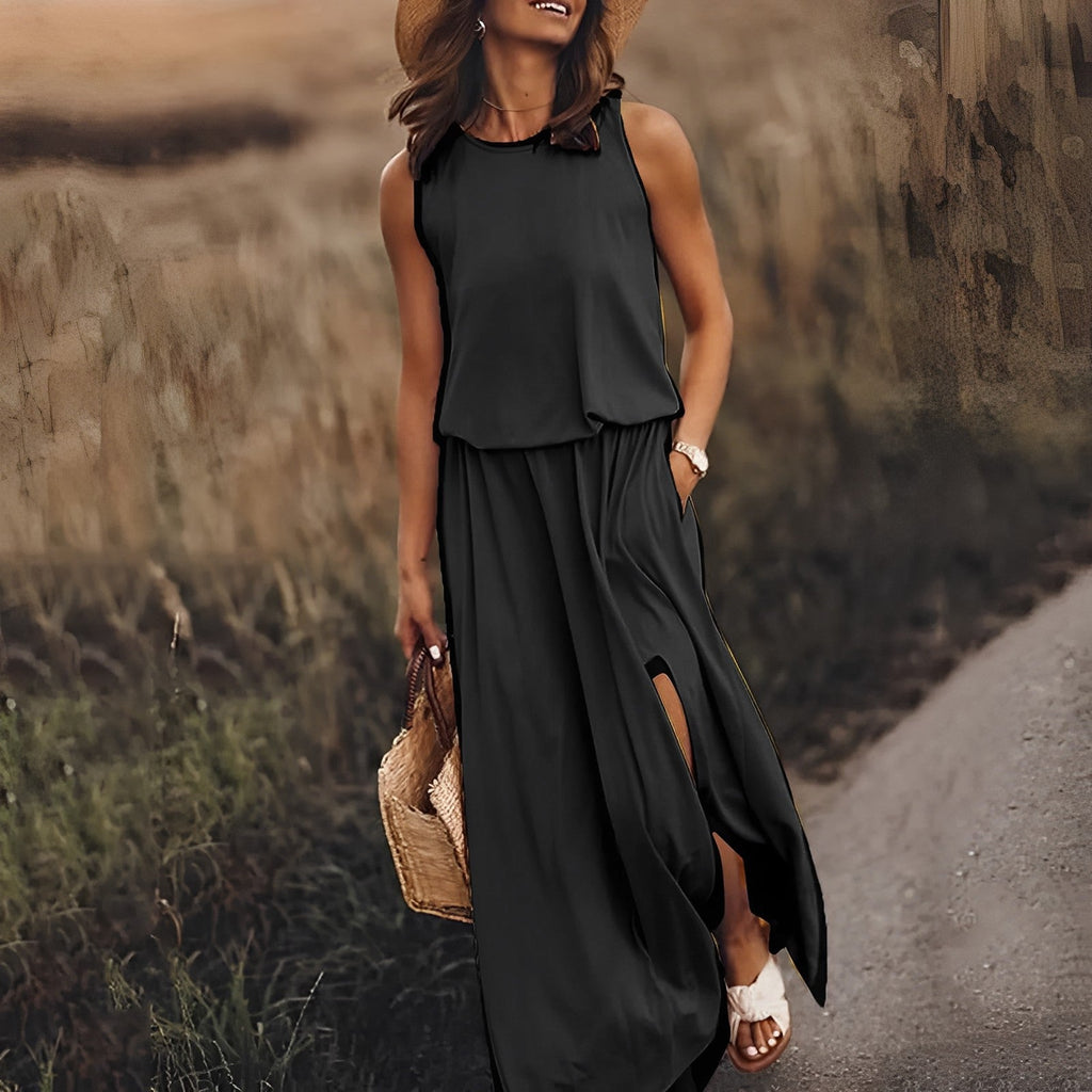 Valenzora | Elegantes, farbenfrohes Kleid