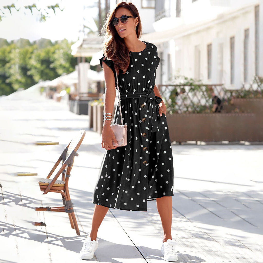 BARBRO™ - Casual Midi Dress