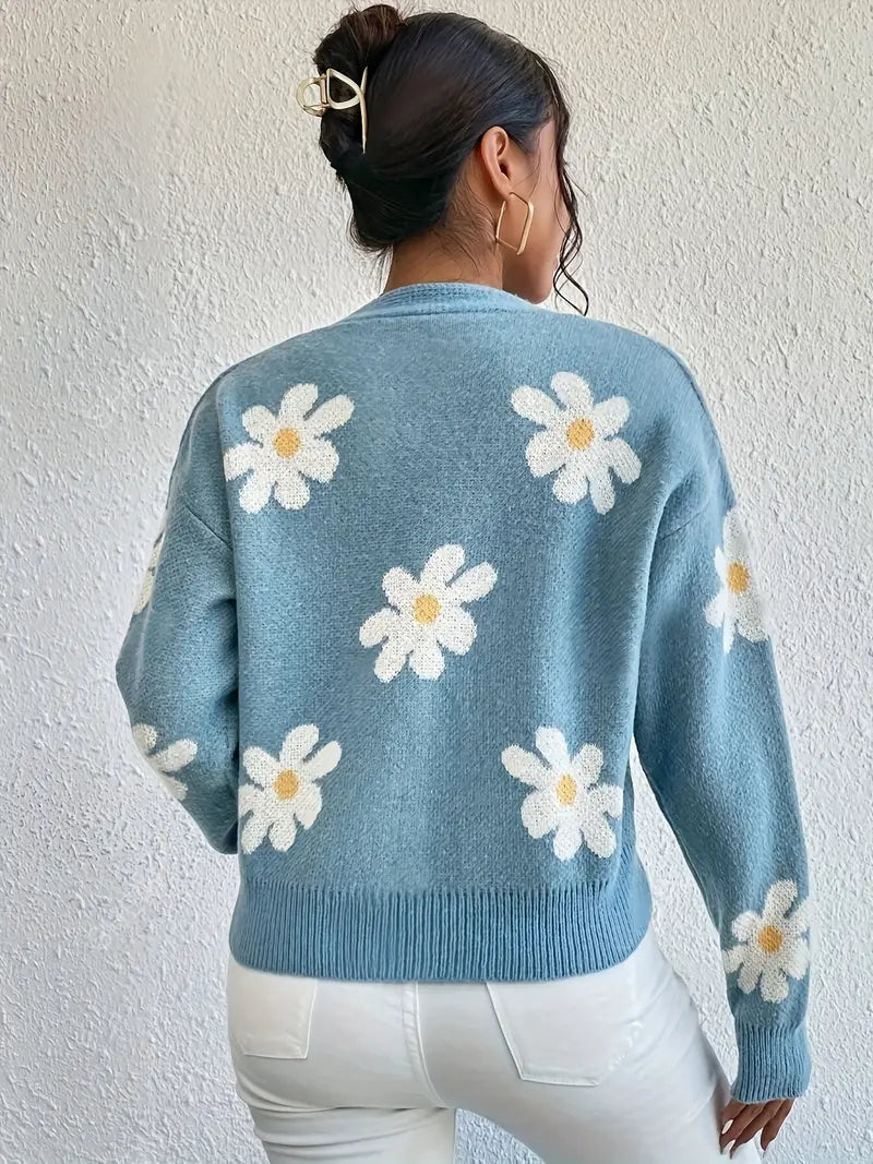 Valenzora | mit Blumenmuster und langen Ärmeln Für Damen