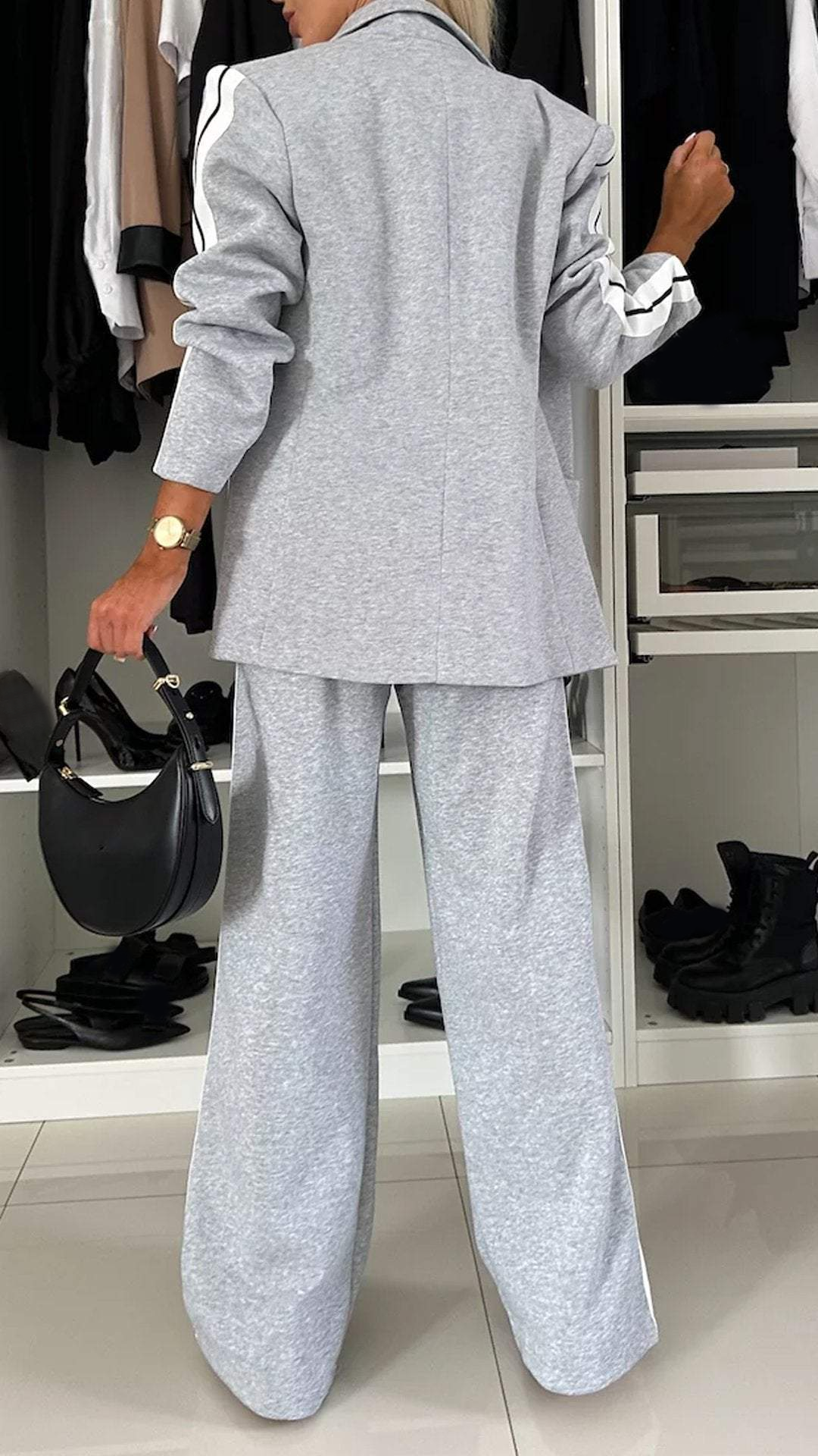 Valenzora | Set Wide Women's Leisure Trousers Two-Piece