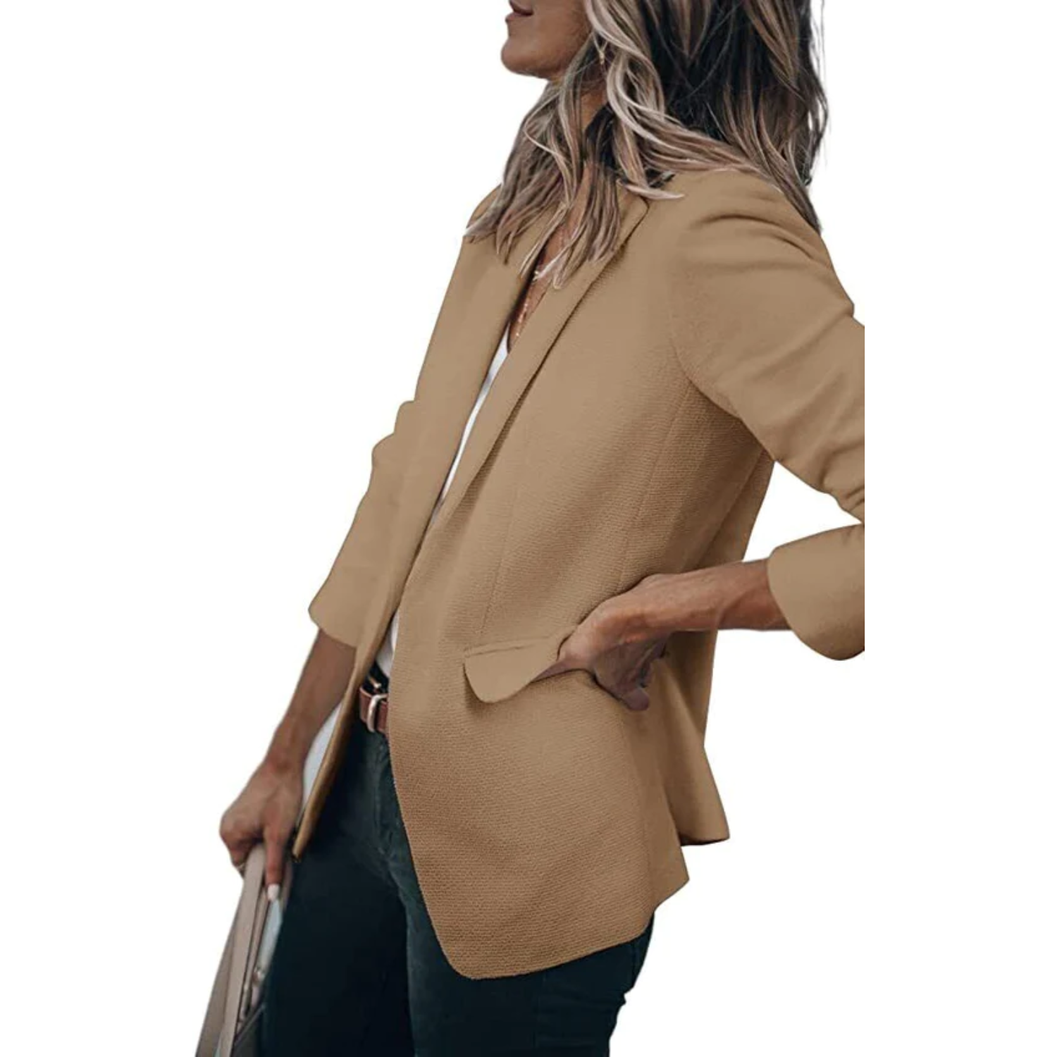 Valenzora | Single-breasted blazer with classic lapel for women
