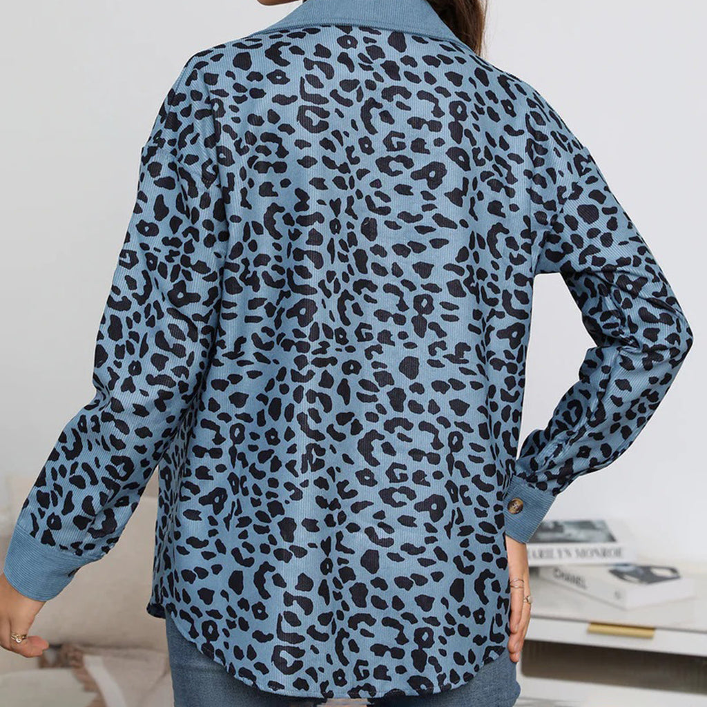 Valenzora | Stylische Damenjacke mit Leo-Print