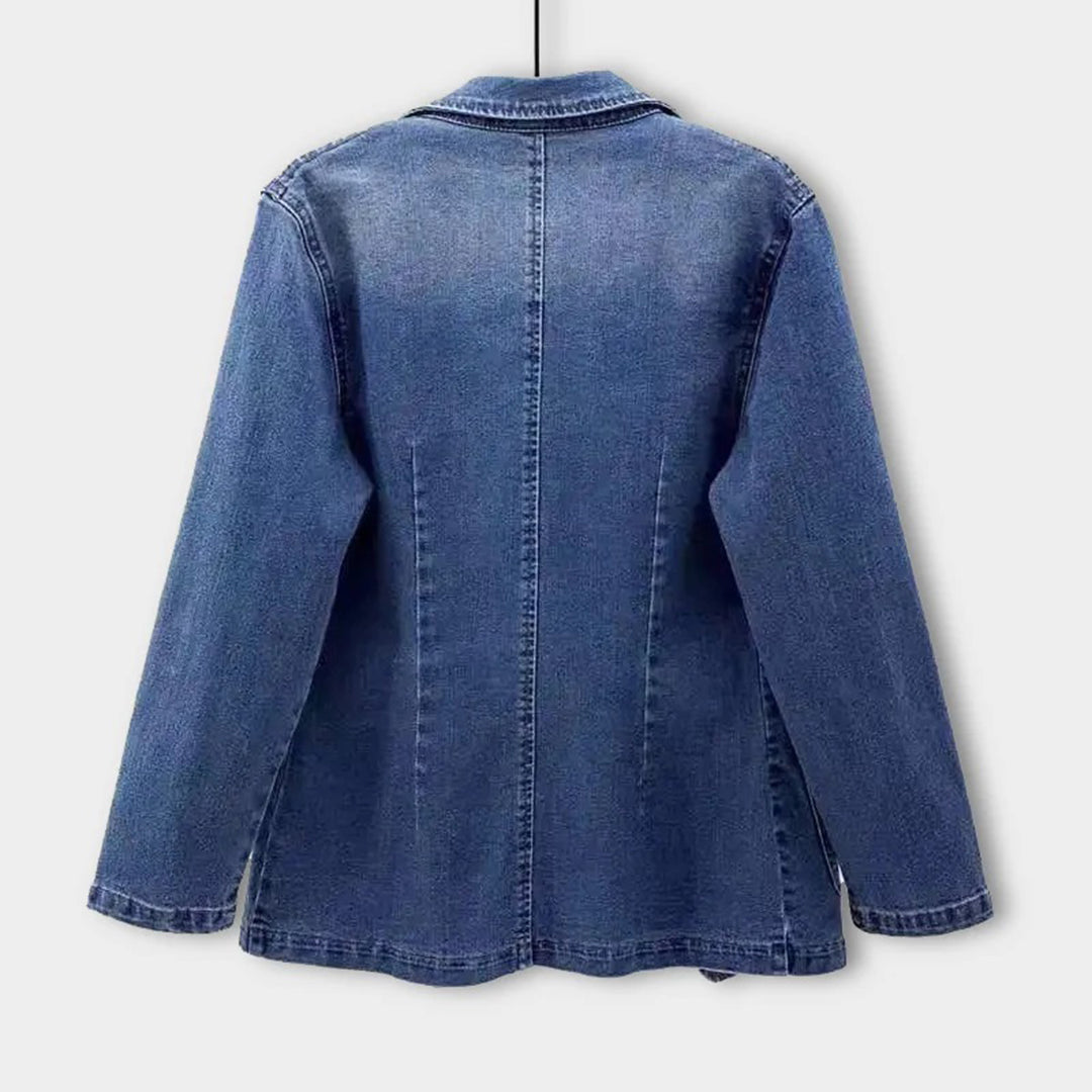 Valenzora | Fit Denim Blazer For Women