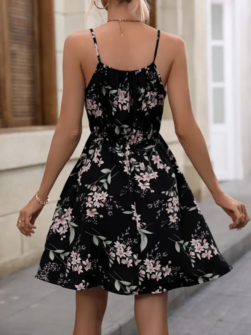 Valenzora | Mini Spaghetti Strap Summer Dress Sun Dress