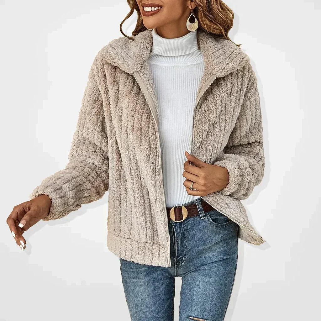 Valenzora | Bequeme Teddy-Jacke für Damen