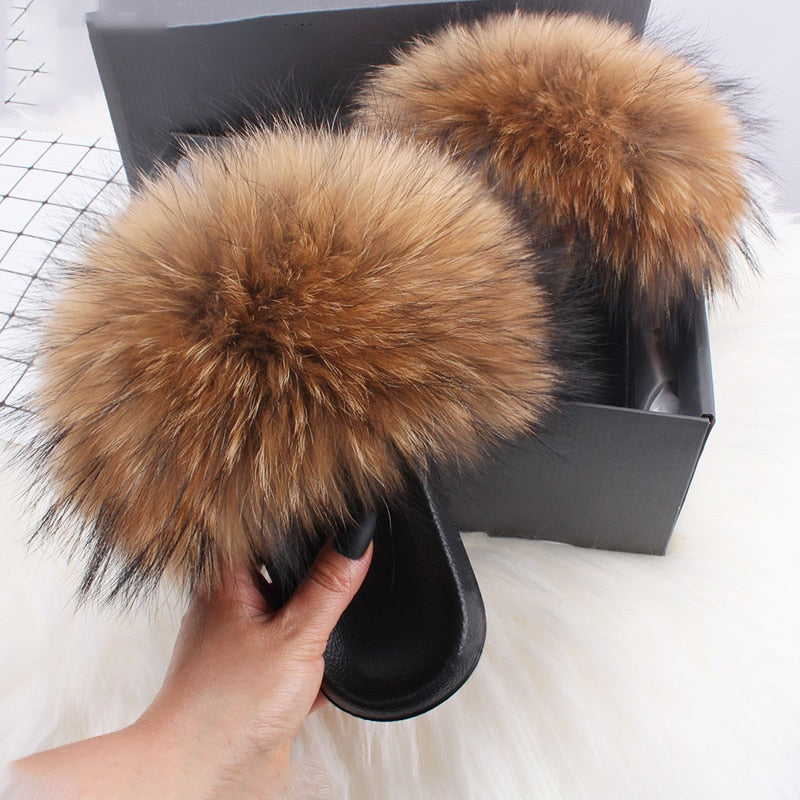 Valenzora | Moda Fay Fluffy Slippers Cheerful & Colorful Women's Shoes for Summer