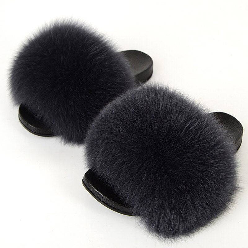 Valenzora | Moda Fay Fluffy Slippers Cheerful & Colorful Women's Shoes for Summer