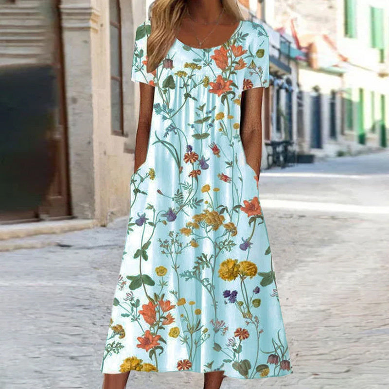 Valenzora | Boho Floral Dress For Women