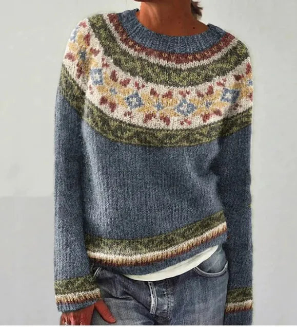 Valenzora | Retro Herbstpullover