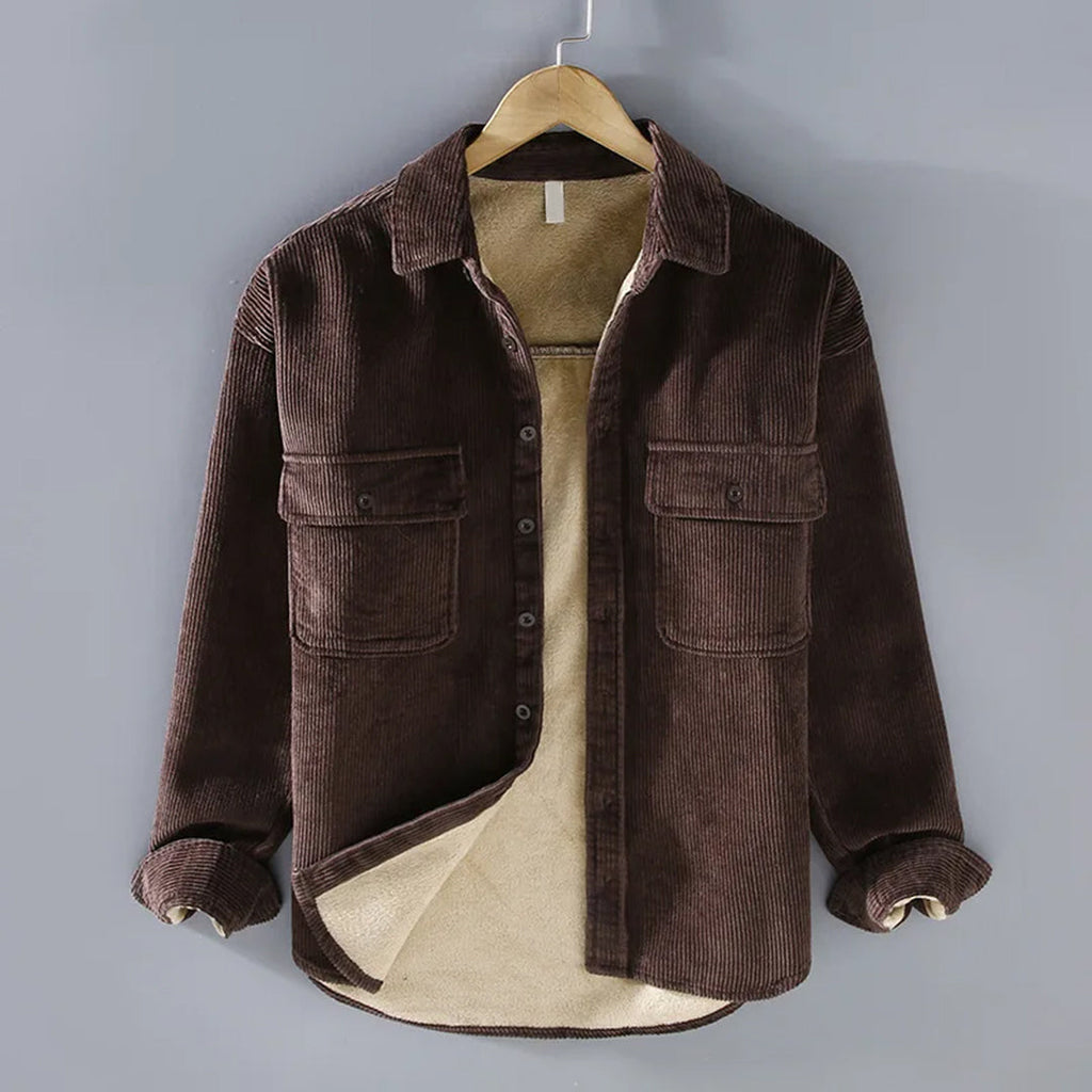 Valenzora | Long-sleeved corduroy jacket with pockets