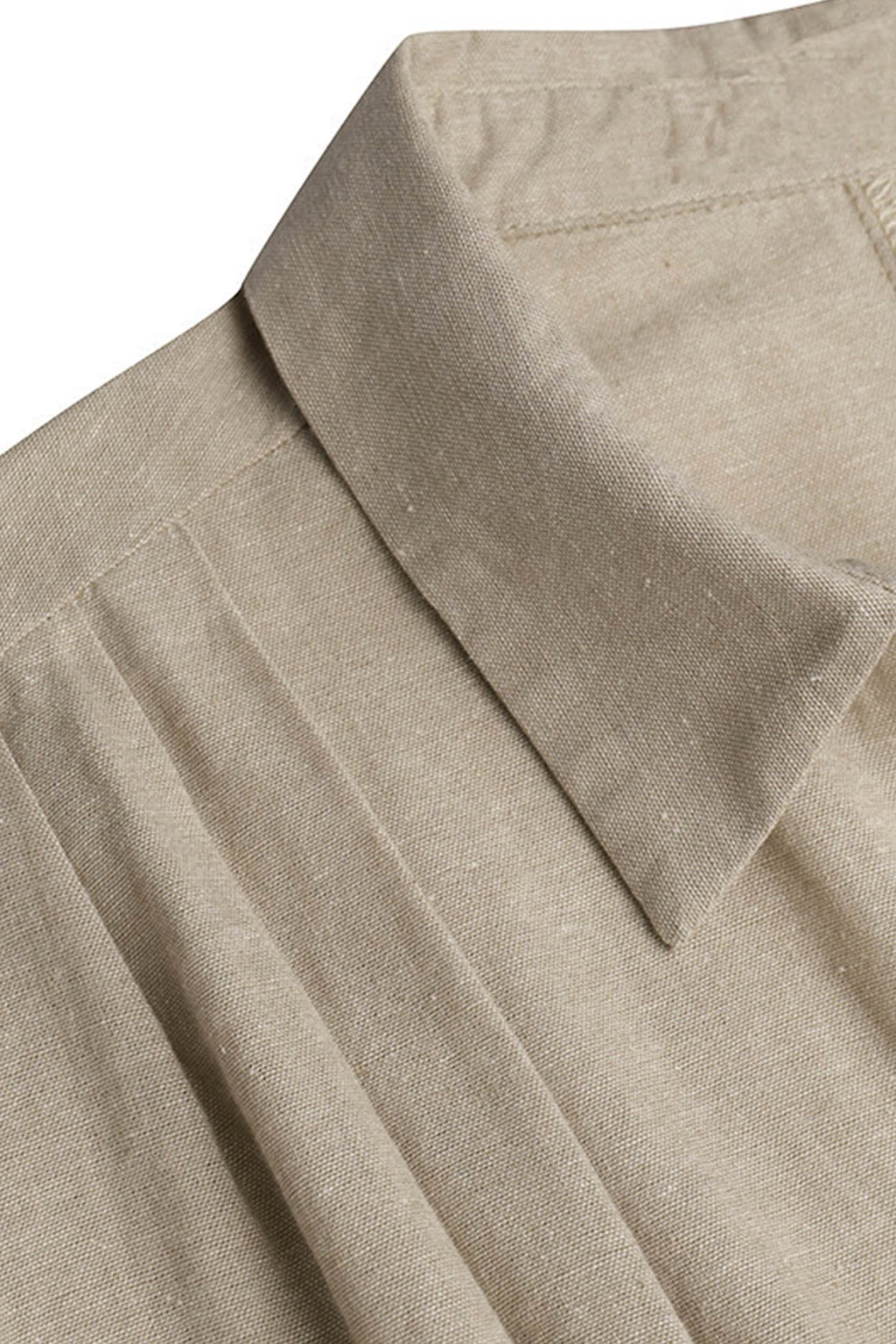 Valenzora | Button closure cotton-linen beach dress