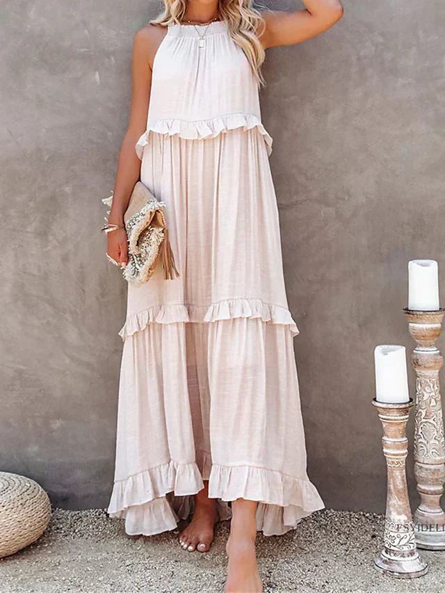 Valenzora | Beach dresses with ruffles