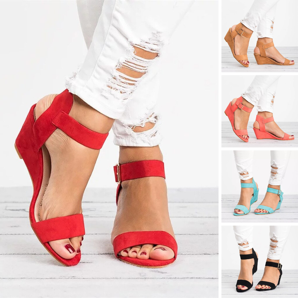 Valenzora | Strappy Sandals - Comfortable and stylish women's sandals with heels