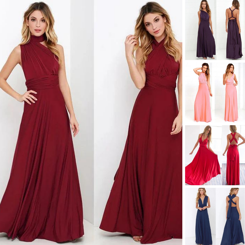 Valenzora | Elastic wrap dress with straps