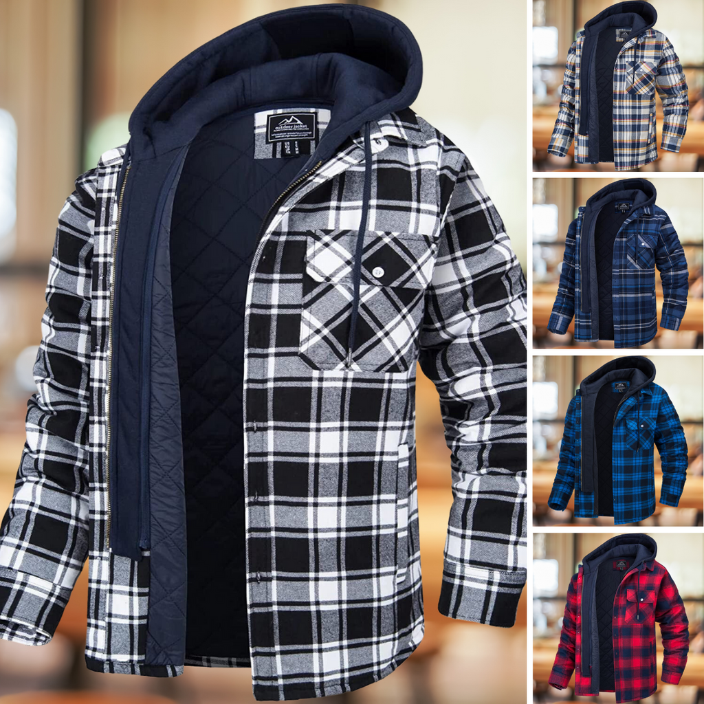 The new cozy plaid sweater