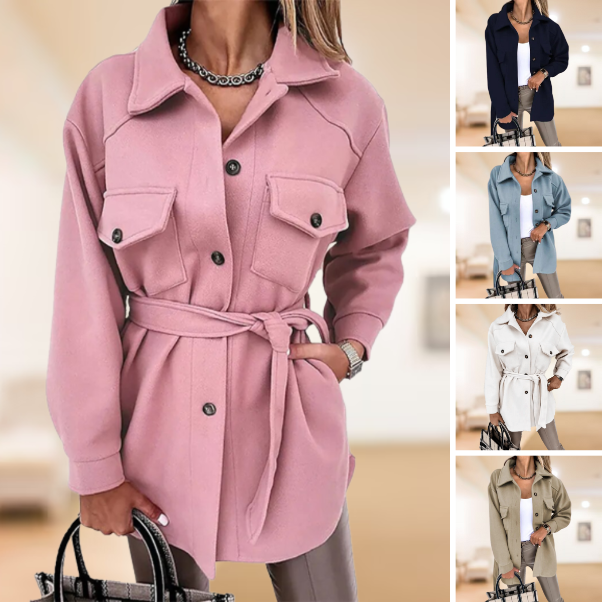 Classic polo button coat 2026