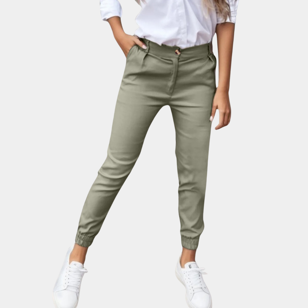 Valenzora | Stylish women's trousers with narrow ankles