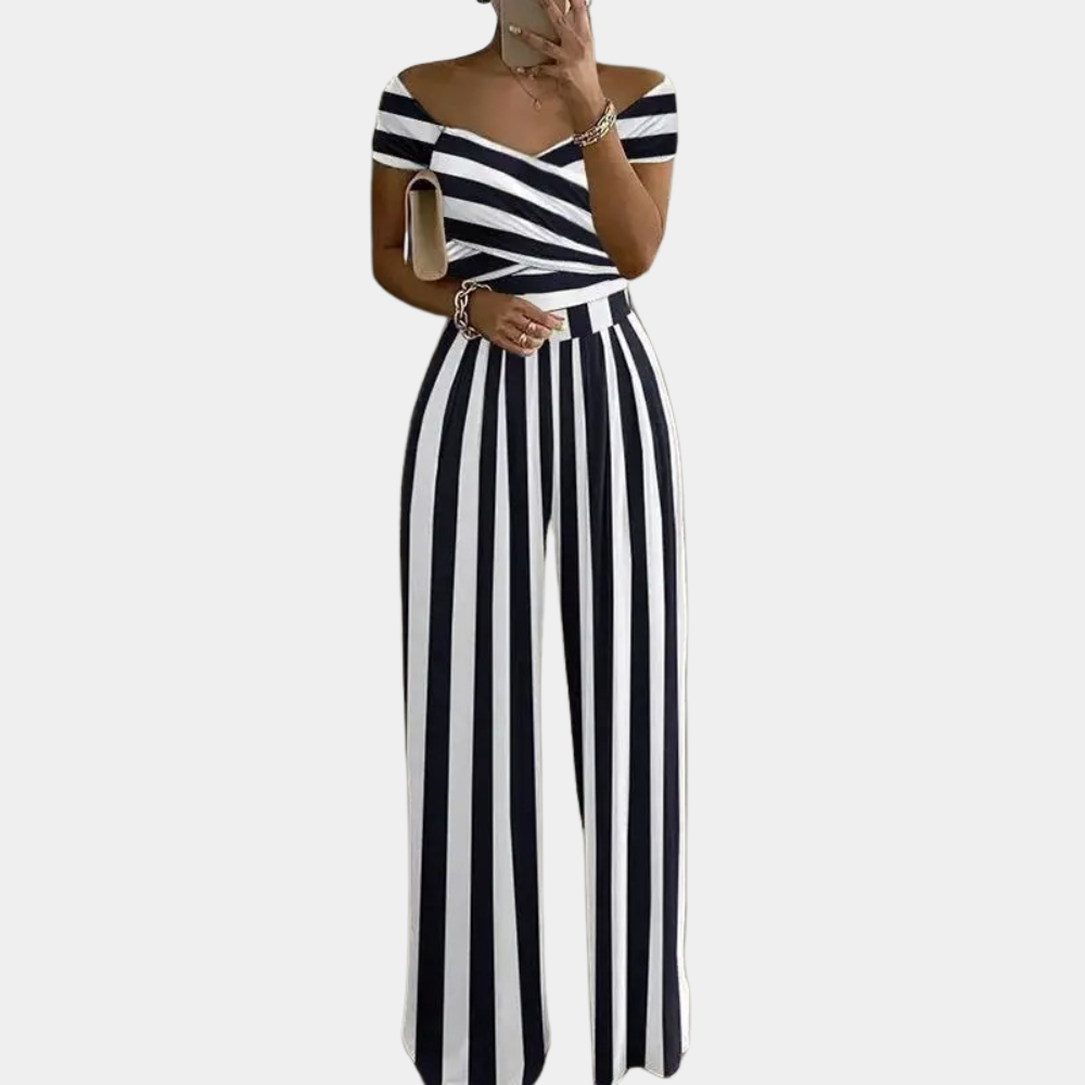 Valenzora | Stylish Off-Shoulder Jumpsuit for Women