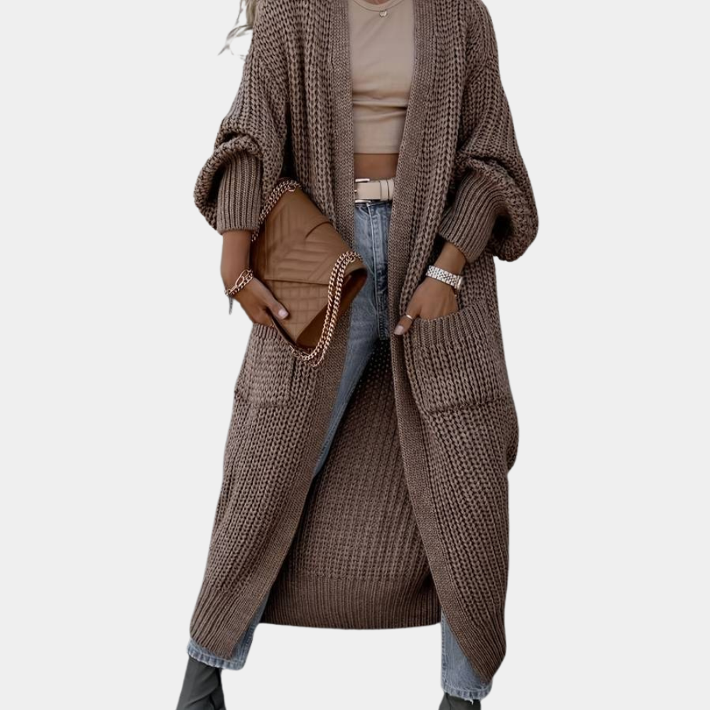 Valenzora | Comfortable Long Knitted Women's Jacket