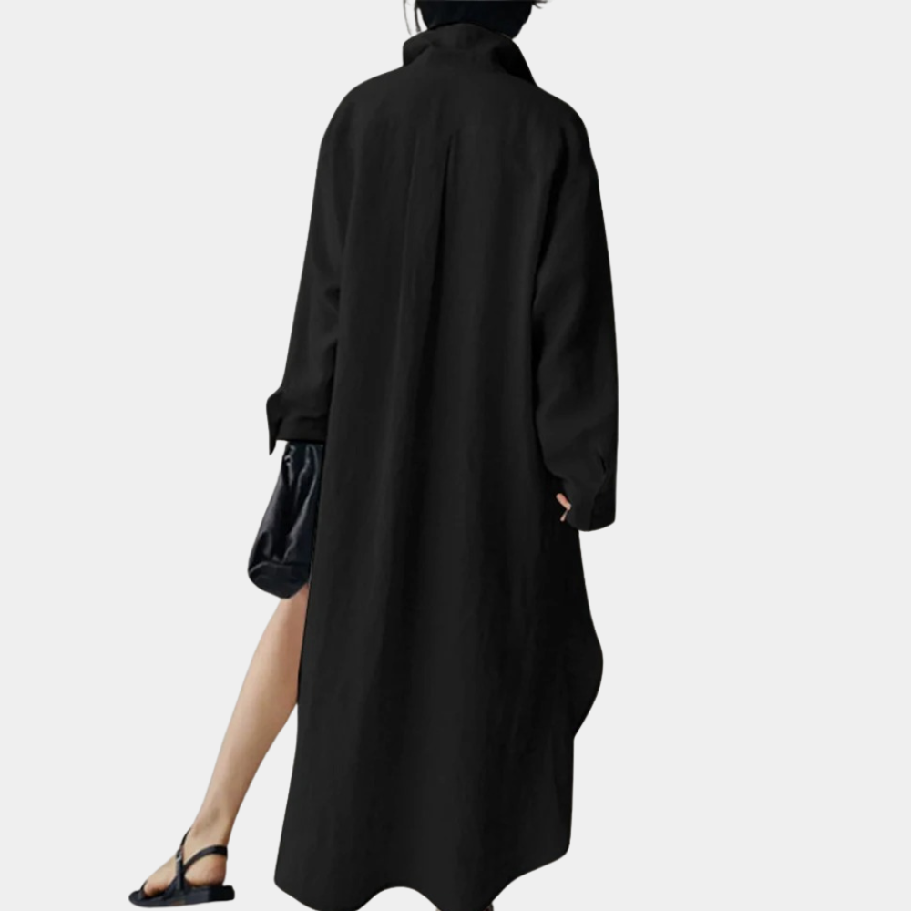 Valenzora | Bequemes Hemdblusenkleid für Damen