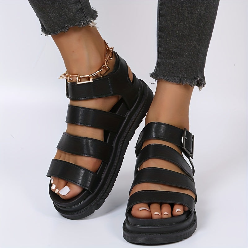 Valenzora | Sandals with buckle straps
