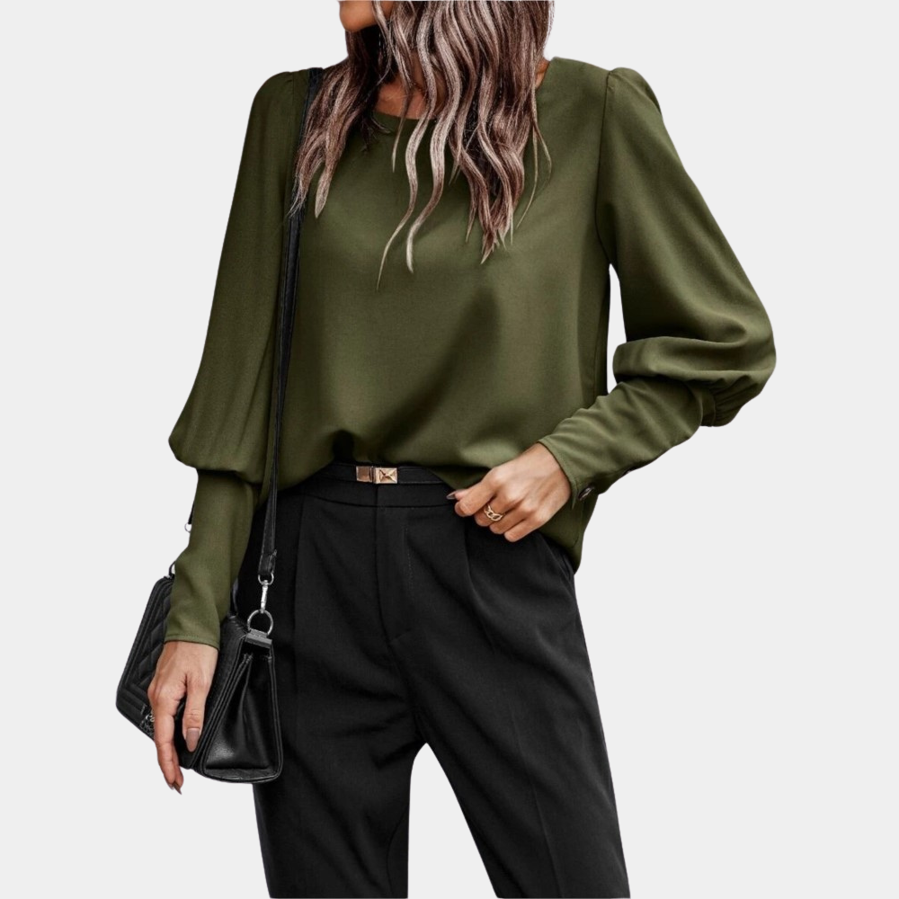 mit stylischen langen Ärmeln