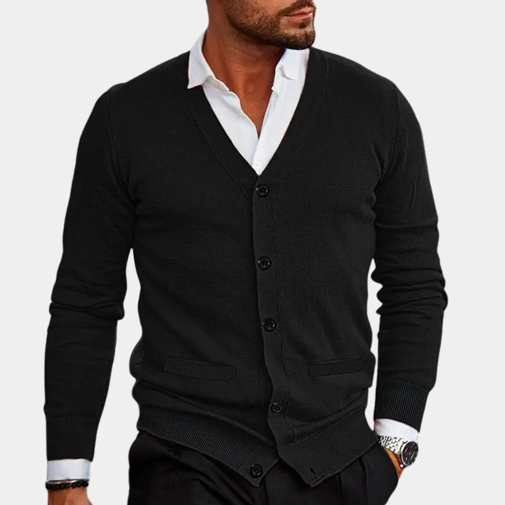 Valenzora | Lässiger Cardigan mit Knöpfen