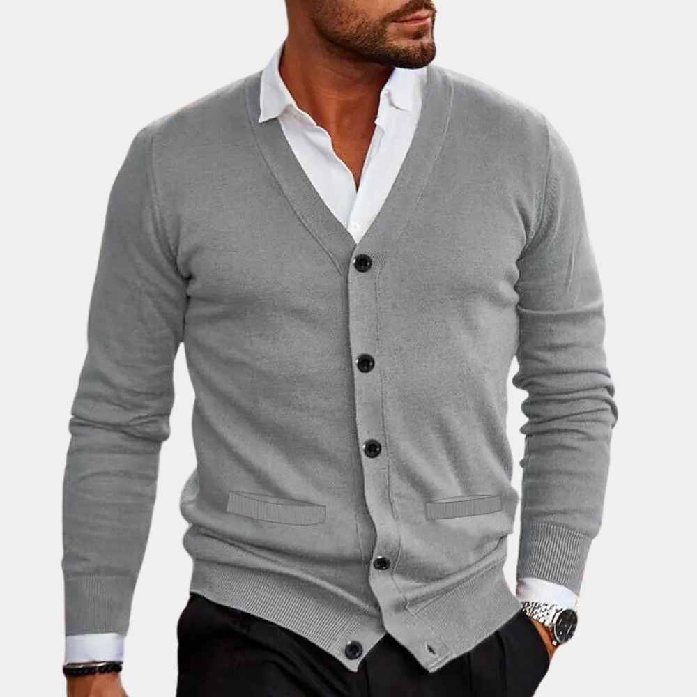 Valenzora | Lässiger Cardigan mit Knöpfen