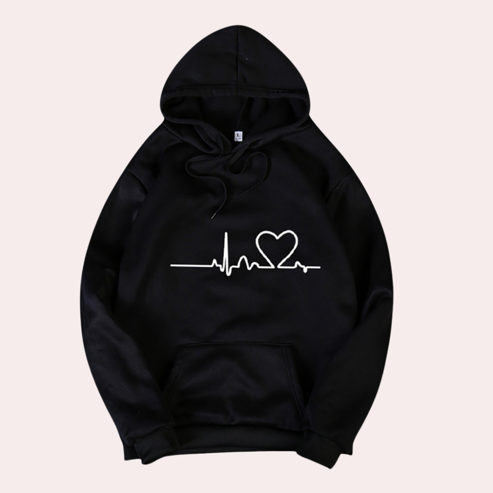 Valenzora | Very comfortable women's hooded hoodie that gives a cozy, minimalist look