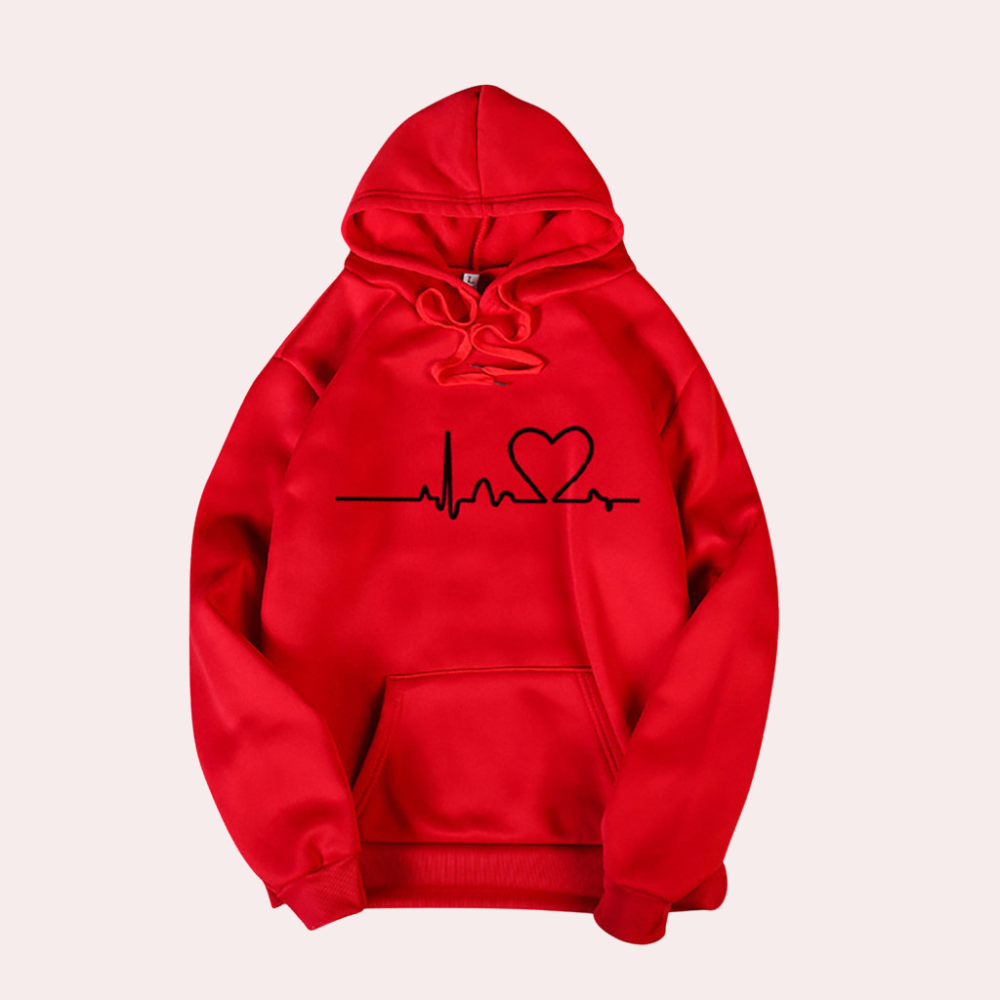 Valenzora | Very comfortable women's hooded hoodie that gives a cozy, minimalist look