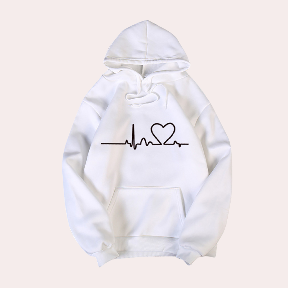 Valenzora | Very comfortable women's hooded hoodie that gives a cozy, minimalist look