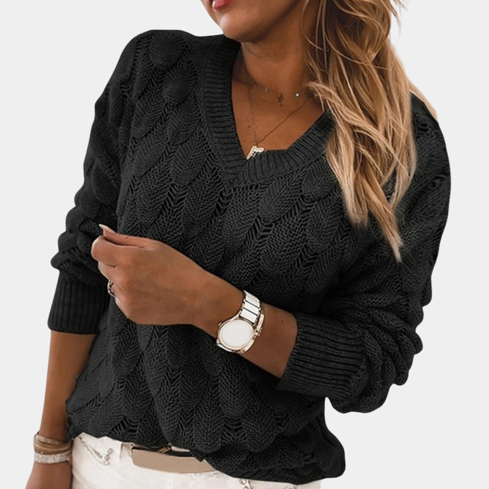 Valenzora | Vielseitiger Strickpullover für Damen