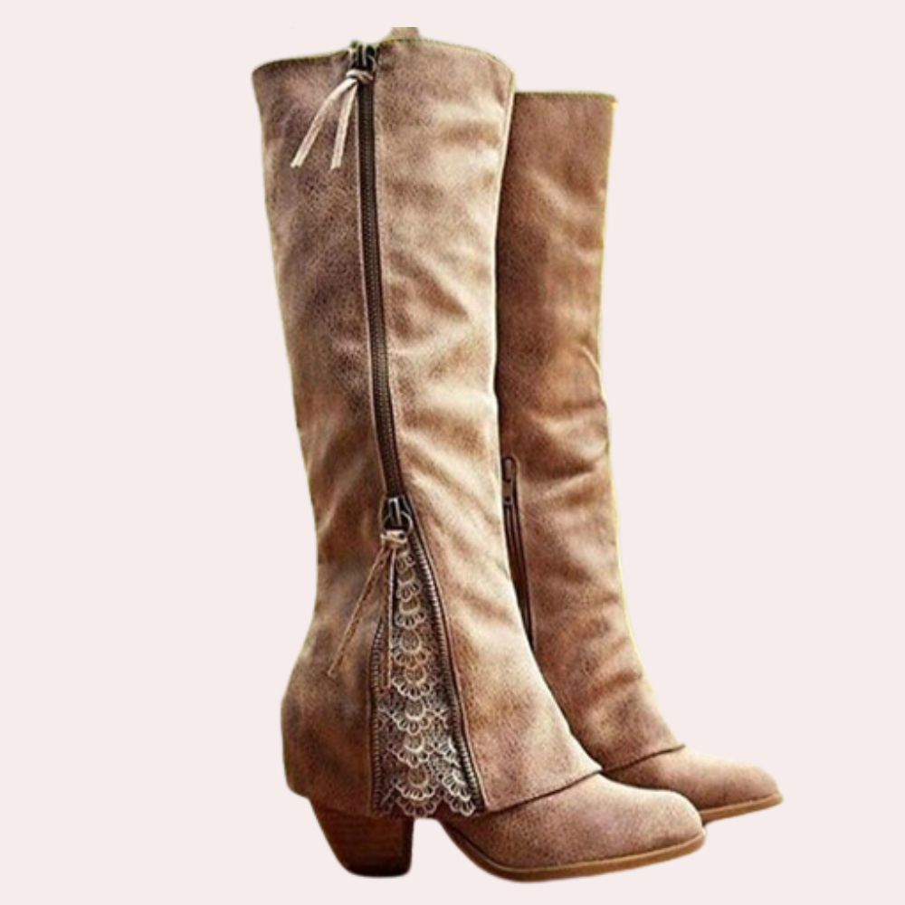 Valenzora | Elegant High Heel Boots for Women