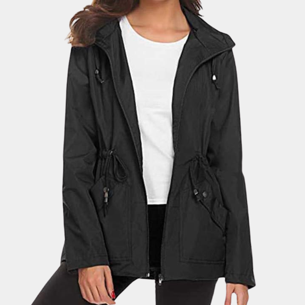 Valenzora | Adjustable Jacket with Hood and Pockets for Women