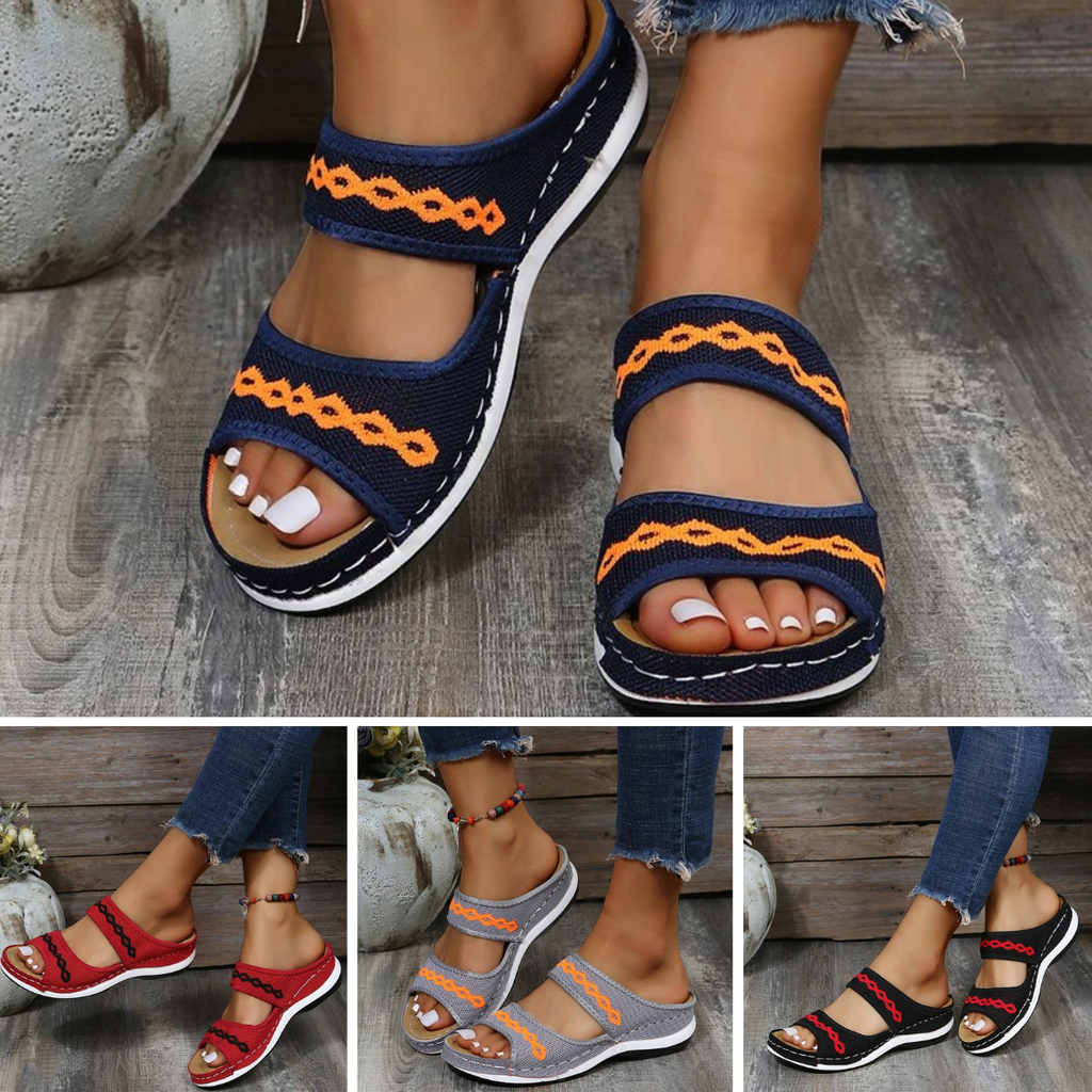 Valenzora | Orthopedic Leather Sandals for Women