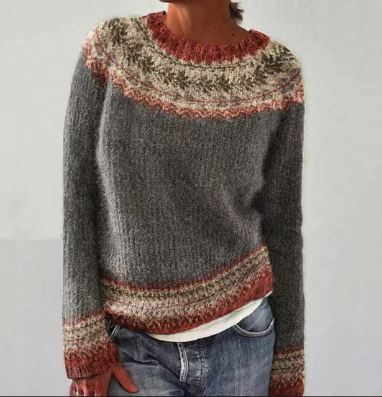 Valenzora | Kuscheliger Vintage-Winterpullover