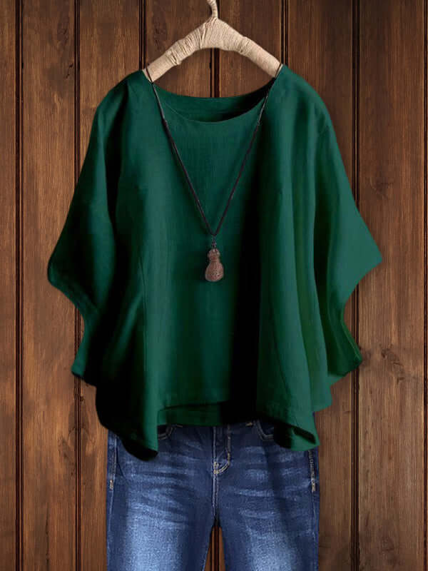 Valenzora | Round neck tunic top
