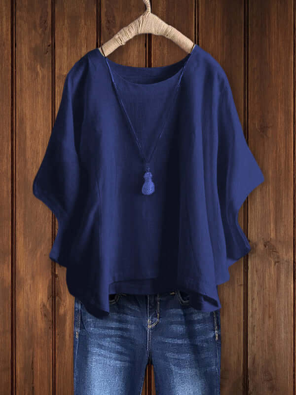 Valenzora | Round neck tunic top