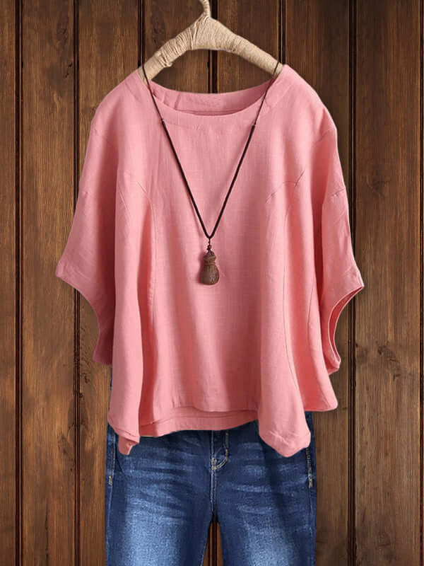 Valenzora | Round neck tunic top