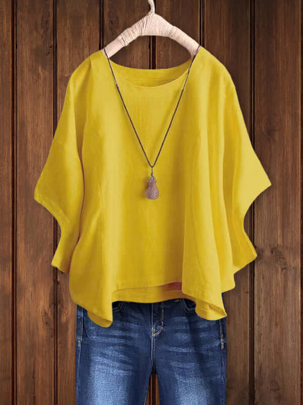Valenzora | Round neck tunic top
