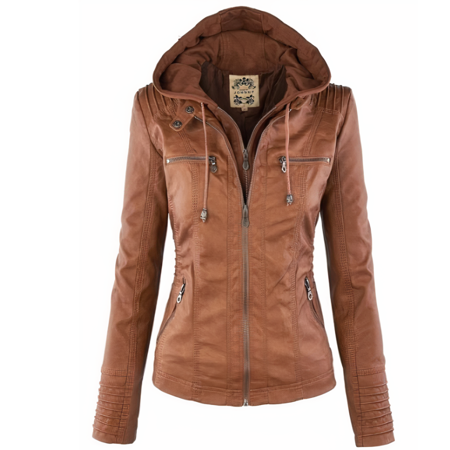 Valenzora | Elegant leather jacket