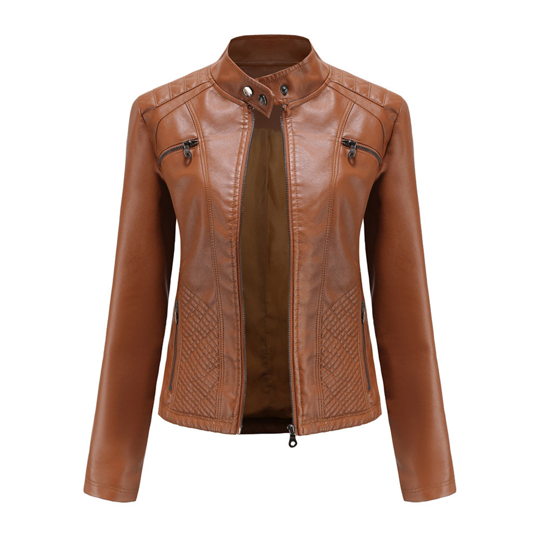 Adriana - Stylish leather jacket