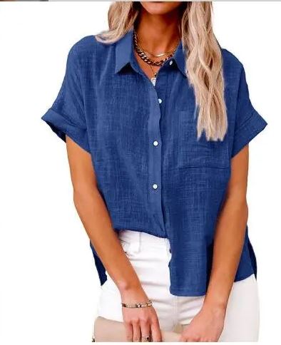 Valenzora | Stylische Damen-Jeansbluse – Lässiger und moderner Look