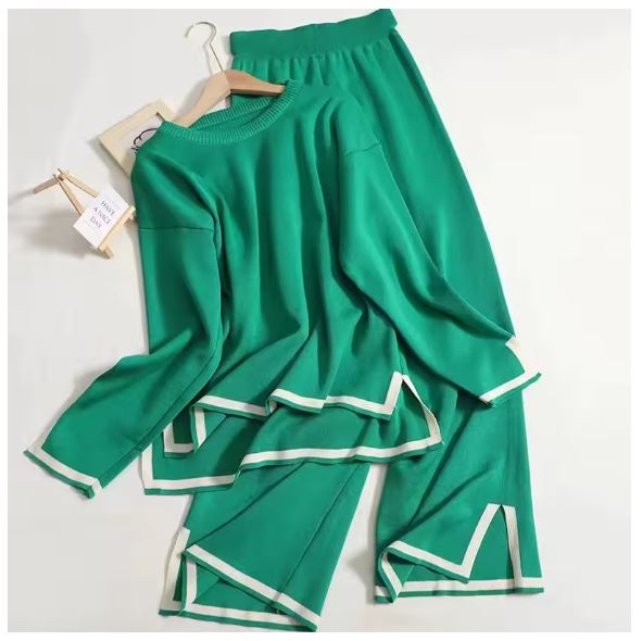 Valenzora Elastic Knit Lounge Set