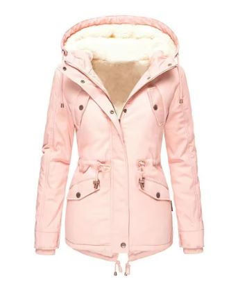 Valenzora - Women's hooded coat with drawstring